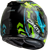 GMAX GM-49Y Kids Charge Helmet Black/Blue/Green with Adjustable Fit and Ventilation