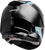 GMAX FF-49 SYTH Helmet Black/Silver Blue Small – DOT Approved with COOLMAX® Interior and UV400 Shield