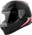 GMAX FF-49 SYTH Helmet Black/Red XL - Lightweight DOT Approved Motorcycle Helmet with COOLMAX® Interior and UV400 Shield