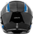 GMAX FF-49 SYTH Helmet Black/Blue with COOLMAX Technology and UV400 Shield