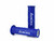 DOMINO RACING Xm2 Grips Blue and White Pair - Comfortable Motorcycle Handlebar Grips