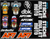 DBK Ap7 Sticker Sheet 8.5 x 11 inches - Durable Decal for Customization