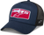 Alpinestars Focus Trucker Hat Navy and Black - Adjustable Mesh Cap for Men and Women