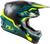 Fly Racing Formula S Carbon Byte Helmet Black Carbon, Teal & Lime - Part 73-44532X
