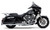 COBRA Detach Big A Backrest Flat Rack for Chieftain 14 in - Chrome or Black by COBRA Part 502-2800