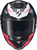 Scorpion EXO Apex Exo Warp Full Face Helmet Dilithium Black/Red/White/Blue Large