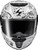 Scorpion EXO Exo R330 Full Face Helmet Shake 2 White Medium - DOT & ECE Certified
