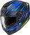 Scorpion EXO Exo R330 Full Face Helmet Saga Black/Blue/Hi Vis Small
