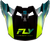 FLY Racing Formula S Carbon Byte Visor Black Carbon, Teal & Lime for XL/2X Helmets - Part 73-4453VX