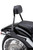 COBRA Part Number 602-2029B Detachable Backrest for Harley FXLR/S - Black