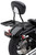 Cobra 02-3500B Sissy Bar Luggage Rack Tube for Hon Yamaha Rigid Mount Backrests