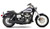 COBRA Speedster Slashdown Chrome Dyna 91-05 Exhaust System, Part Number 6855