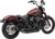 COBRA Speedster Slashdown Black Exhaust for Harley Davidson 2018-2024 with Part Number 6853B