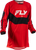 Fly Racing Yth Kinetic Mesh Jersey Red/Black/White Large - Comfortable and Breathable Youth Motorcycle Jersey