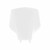 Polisport 8681600002 Front Number Plate - White for ATV and Motorcycle