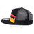 DBK Sunday Stripe 250 Trucker Black Snapback Hat - Classic Style with Comfortable Fit