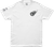 DBK Two Wheels Tee White Medium - 100% Cotton, 6oz
