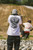 DBK Two Wheels Tee White Large - 100% Cotton, 6oz