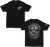 DBK Two Wheels Tee Black Medium - 100% Cotton, 6oz