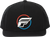 Fly Racing Fly Half Wing Hat Black - Adjustable Snapback with Curved Bill