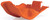 Acerbis 2250290237 Skid Plate Orange for Off-Road Motorcycles