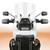 NATIONAL CYCLE Vstream 16.38-Inch Clear Pan America Windscreen with Polycarbonate Deflectors