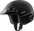 SENA Surge Open Face Helmet with Mesh 2.0 Communication System - Matte and Glossy Black, Medium