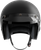 SENA Surge Open Face Helmet with Mesh 2.0 Communication System - Matte and Glossy Black, Medium