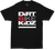DBK Classic Tee Black/White 2X - 100% Cotton, 6 oz