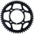 FIRE POWER Rear Sprocket Aluminum 49T Black for Enhanced Performance