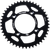 FIRE POWER Rear Sprocket Aluminum 46T Black - Lightweight Durable Motorcycle Part