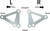 VORTEX LL671 Lowering Links for Yamaha Sportbikes