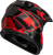 GMAX MX-96 Splinter Helmet Black/Red XL with MIPS and Advanced Ventilation