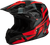 GMAX MX-96 Splinter Helmet Black/Red Medium - DOT Approved Motorcycle Helmet with MIPS and Advanced Ventilation