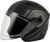 GMAX OF-87 Duke Matte Black/Grey Large Open Face Helmet with Premium Features