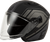 GMAX OF-87 Duke Matte Black/Grey Large Open Face Helmet with Premium Features