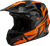 GMAX MX-96 Splinter Helmet Black/Orange XS with MIPS and Advanced Ventilation
