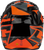 GMAX Mx 96 Splinter Helmet Black and Orange Large - DOT Approved Motorcycle Helmet with MIPS and Advanced Ventilation