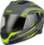 GMAX F1181334 FF 18 Drift Helmet Matte Grey with Hi Viz Sun Shield