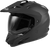 GMAX GM-11 Dual Sport Helmet Matte Black Large – Versatile DOT-Approved Motorcycle Helmet with Sun Shield and Intercom Compatibility