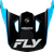 Fly Racing Kinetic Rally Helmet Visor Blue/Black/White for XS/S