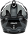 GMAX GM-11 Decima Helmet Black/Grey/White Medium | Dual Sport Motorcycle Helmet with Sun-Blocking Peak and Intercom Compatibility