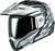GMAX MD-74 Striker Modular Helmet with Silver Shield - Blue Metallic, Size M