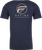Fly Racing Victory Tee Midnight Navy XL - Combed Ring-Spun Cotton and Polyester Blend