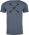 Fly Racing Lost Tee Indigo XL - Comfortable Combed Cotton and Polyester Blend