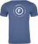 Fly Racing Atom Tee Cool Blue Heather Small - Comfortable Crew Neck T-Shirt