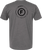 Fly Racing Atom Tee Gunmetal Heather Large - Comfortable Cotton-Poly Blend T-Shirt