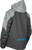 Fly Racing Carbon Jacket Grey/Blue Large - Lightweight Waterproof Snowboard Jacket with Adjustable Features