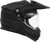 Fly Racing Trekker Solid Matte Black Motorcycle Helmet (Part F73-7036M)