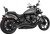 Freedom IN00441 Sharp Curve Radius 2.5 inch Exhaust System for Indian Chief Black/Black Finish